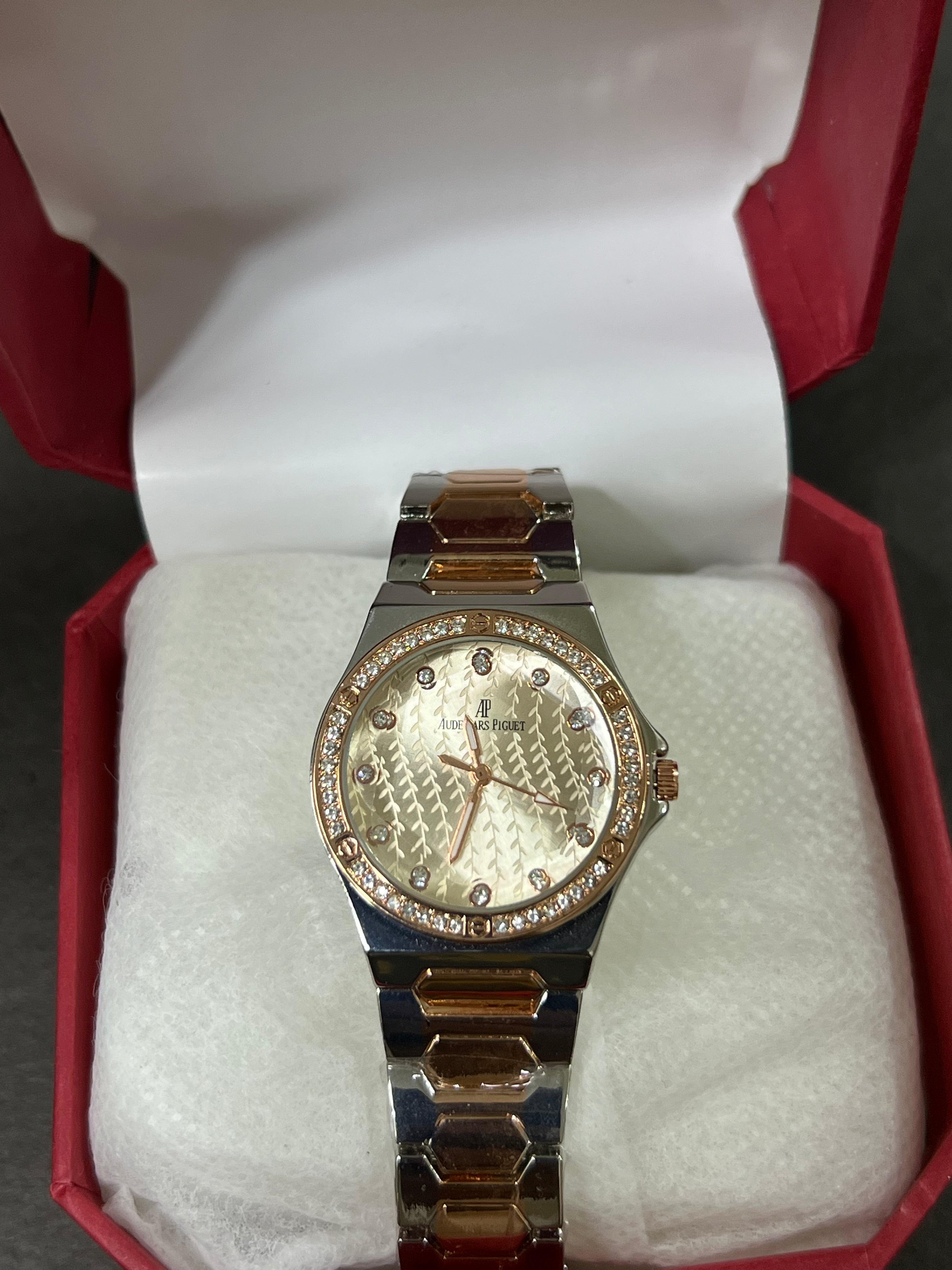 AP Jules Audemars Piguet Two-Tone Diamond watch