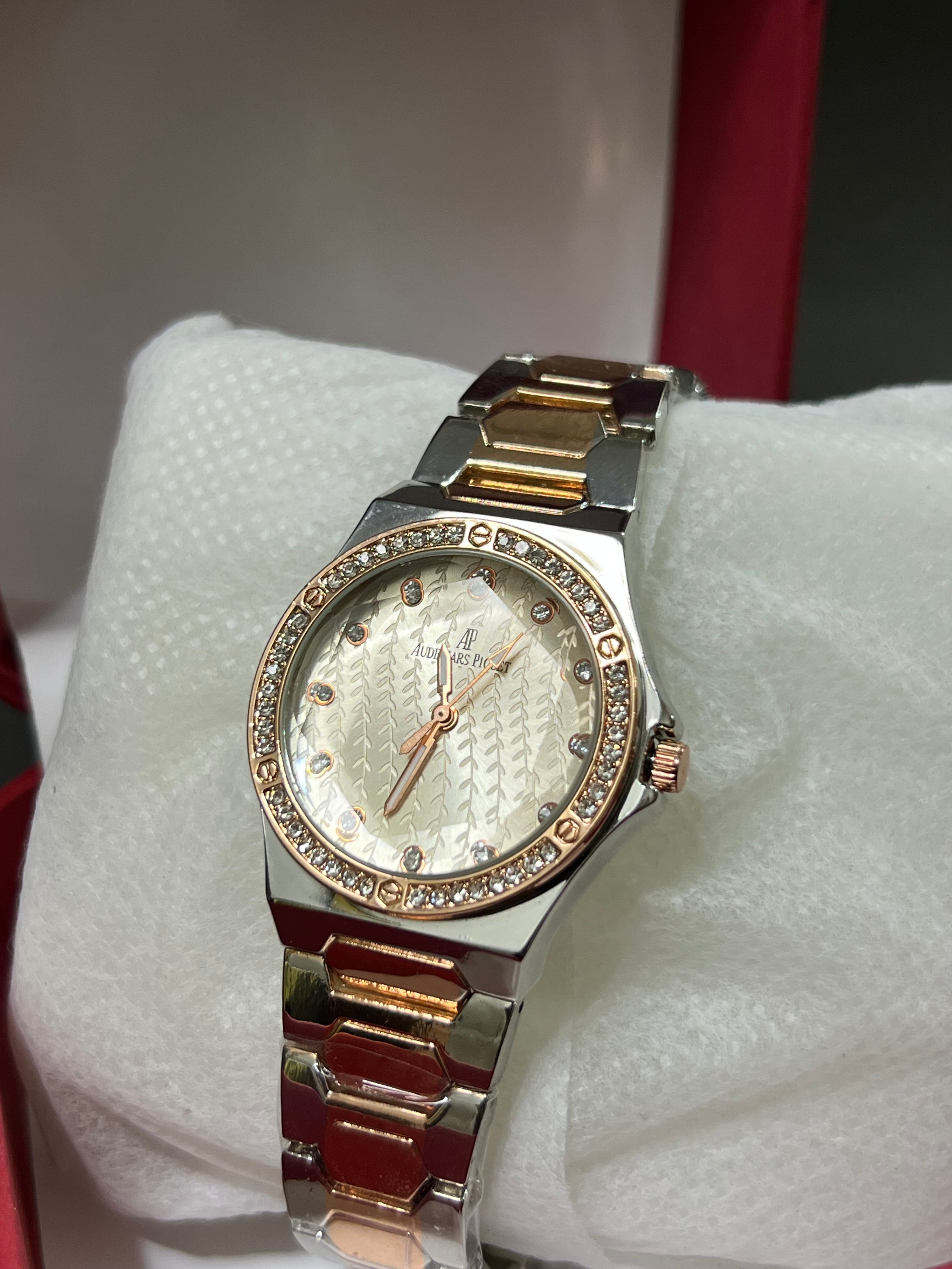 AP Jules Audemars Piguet Two-Tone Diamond watch